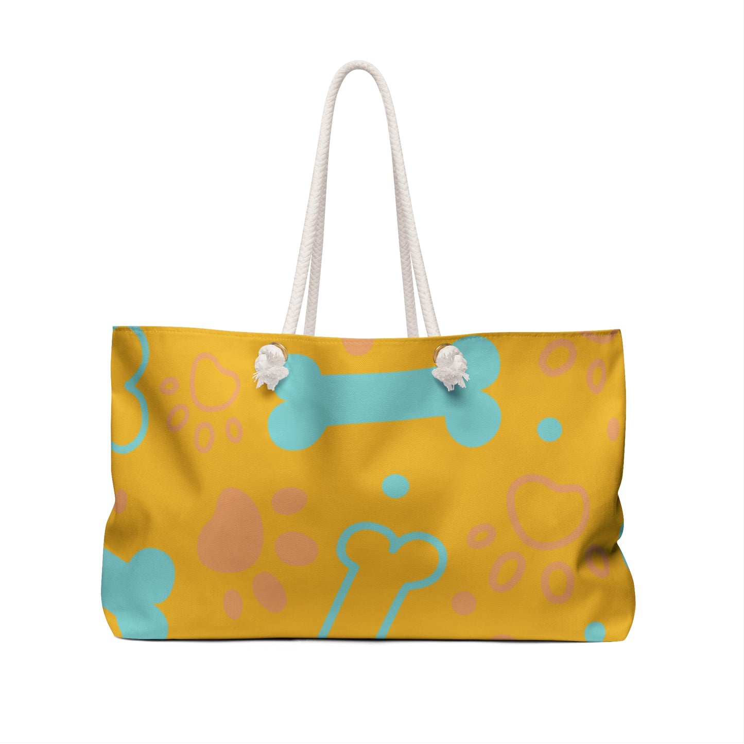 Yellow Pup Weekender Bag