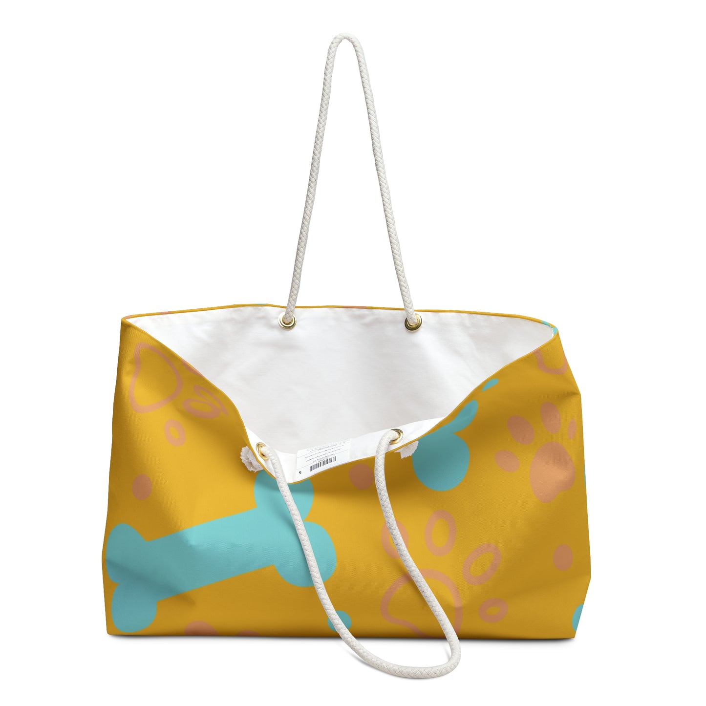 Yellow Pup Weekender Bag