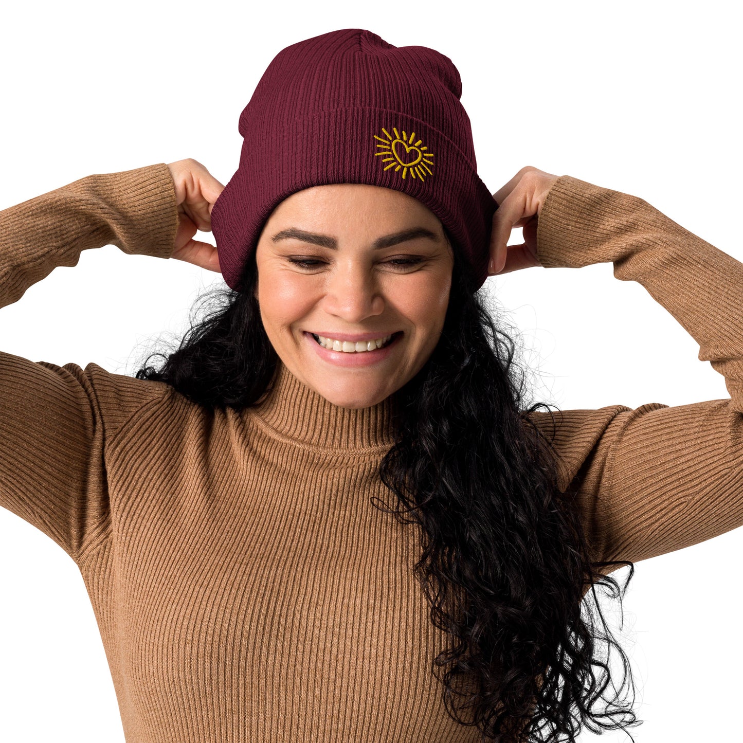 OGD Organic Ribbed Heartshine Beanie