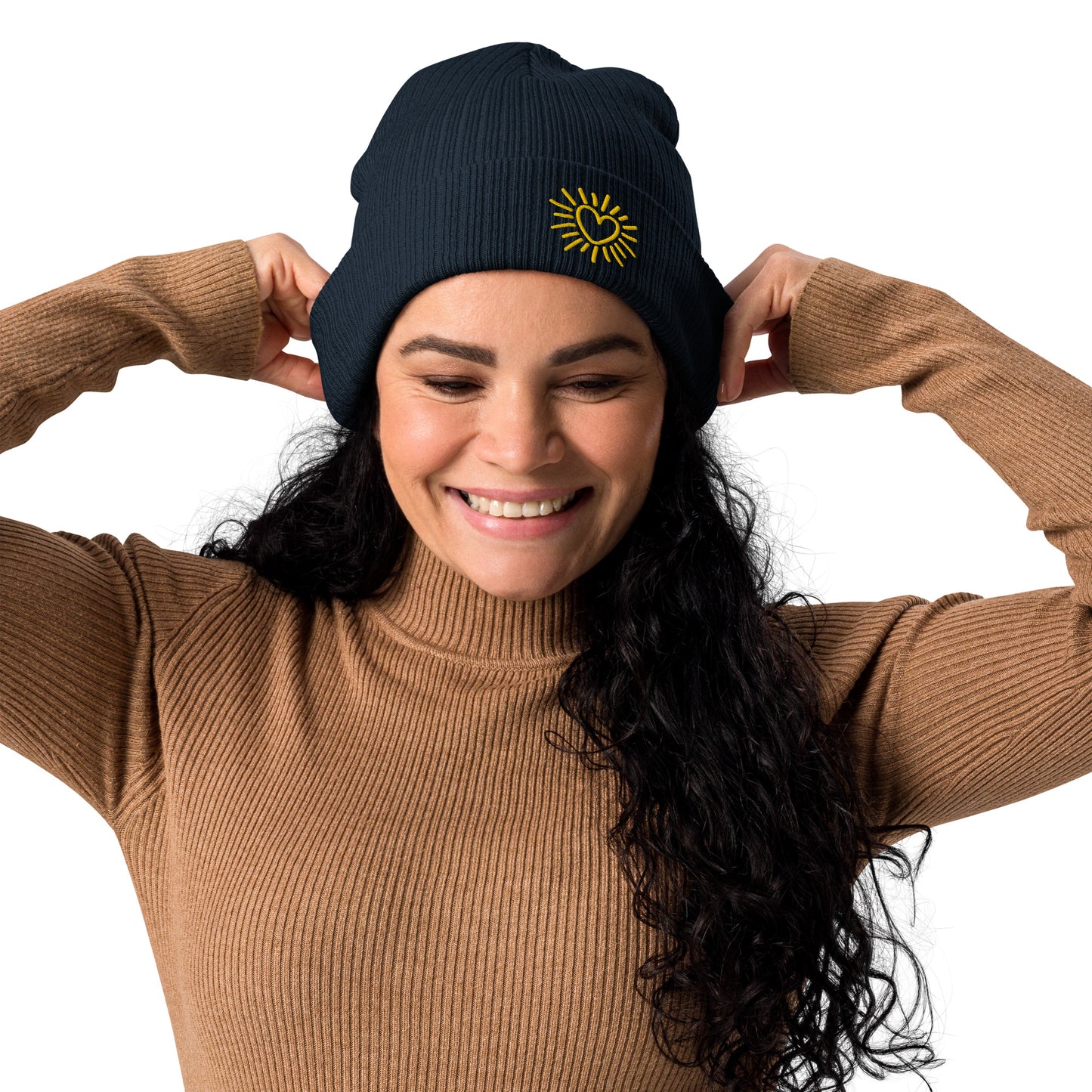 OGD Organic Ribbed Heartshine Beanie